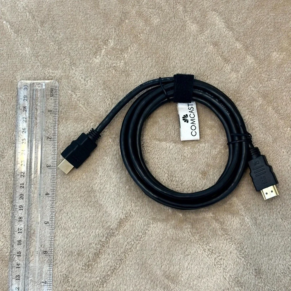 Comcast HDMI to HDMI Cable 6FT DP to HDMI Male Video Adapter Cord Black